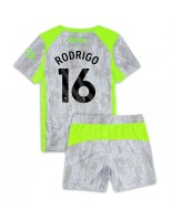 Otroške Nogometnih dresov Manchester City Rodri Hernandez #16 Tretji 2025-26 Kratki rokavi (+ hlače)